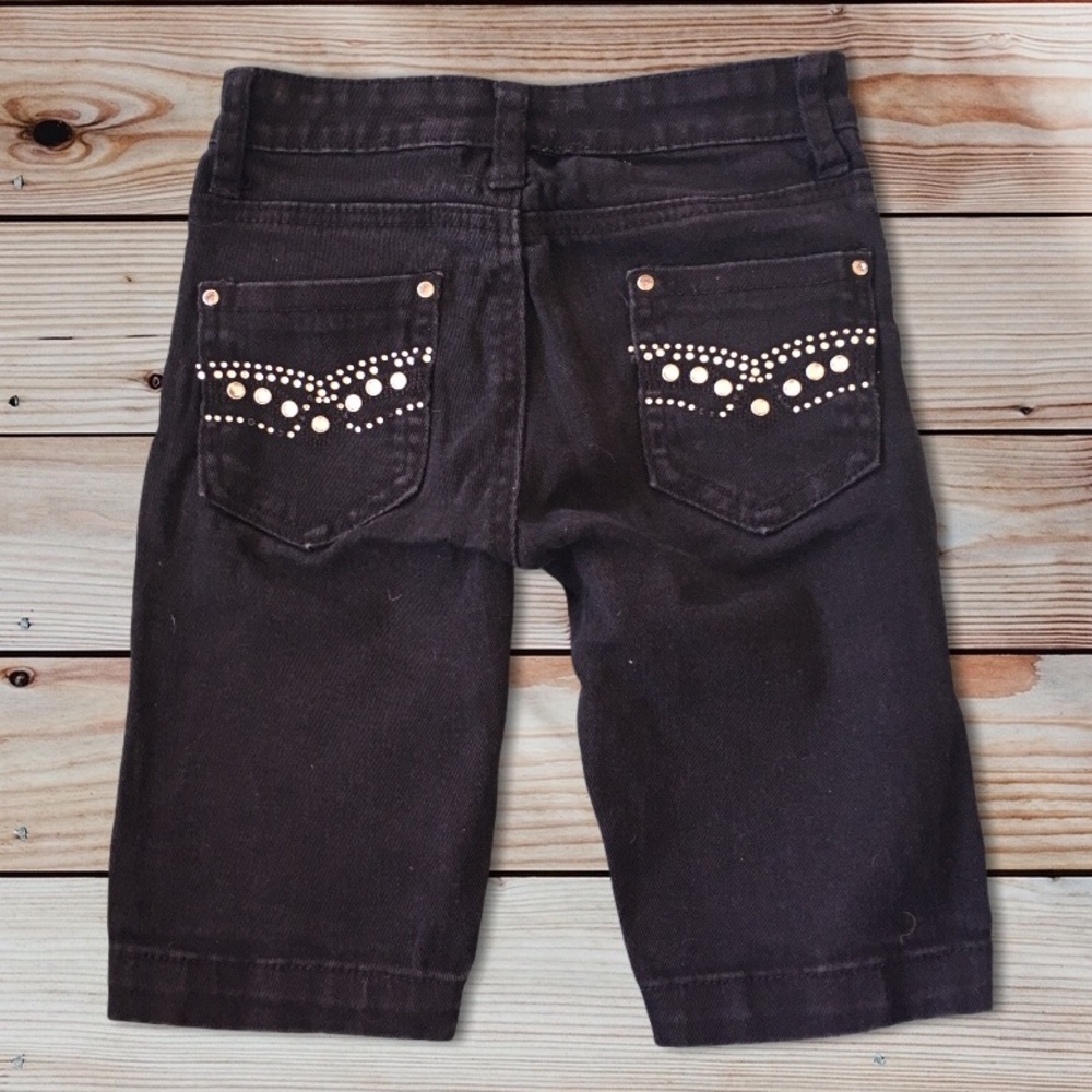 CUTE FASHION Black Blinged Out Shorts
